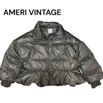 새상품급 AMERI VINTAGE 아메리빈티지 페플럼 숏 기장 다운