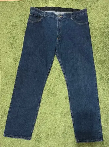 Wrangler 스트레이트 청바지 다크 블루