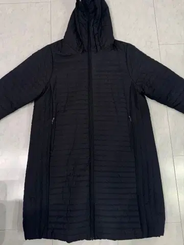 퀼팅 코트 블랙 한국 사이즈 F