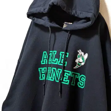 길단 아즈레 호넷츠 로고 후드 맨투맨 블랙 XL 구제 의류