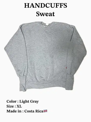 USA 구제 의류 HANDCUFFS 맨투맨 XL