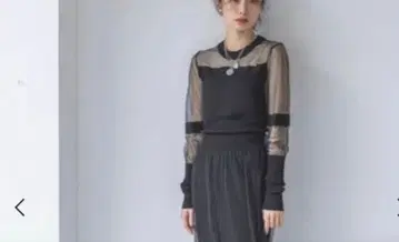 JEANASIS 랜덤 시어 니트 상의만