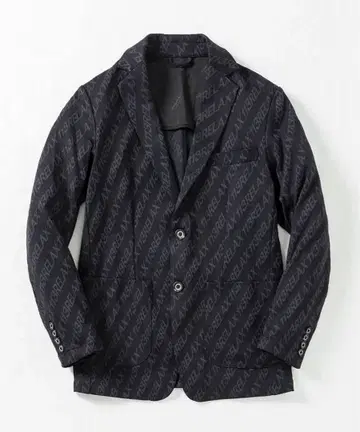 새상품 1PIU1UGUALE3 RELAX 로고 자카드 테일러드 자켓