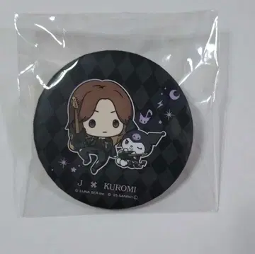 LUNASEA x 쿠로미 기프트 엔벨로프 클립 포함 캔뱃지 J