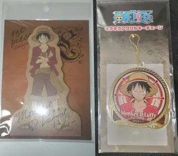레어 원피스 루피 메모장 아크릴 키체인