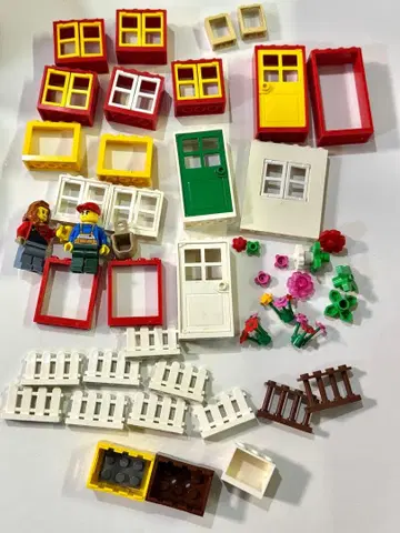 레고 부품 세트 다색 집