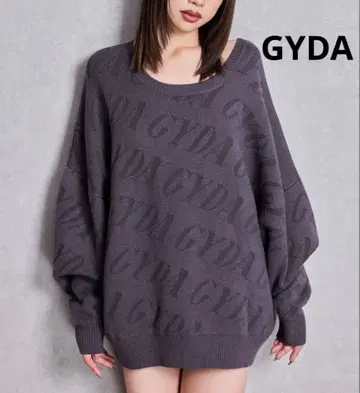 새상품 GYDA 총 로고 니트 이번 시즌 완판 인기 오버 사이즈 제이다