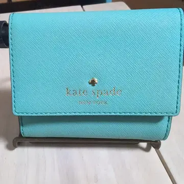 kate spade 접이식 지갑 터콰이즈