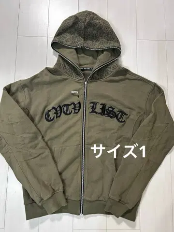카탈리스트 CVTVLIST USUAL ZIP HOODIE 사이즈 1 카키