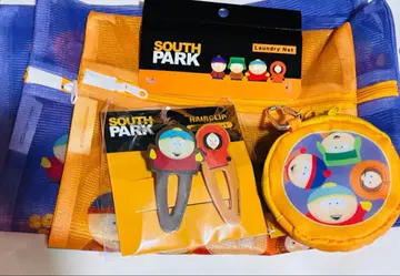 [ 새상품 3개 ] 사우스 파크 런드리 넷 헤어 클립 서클 파우치