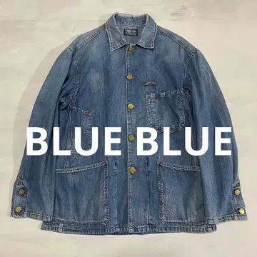 분위기 발군 BLUE BLUE 커버올 워크 자켓 페인터