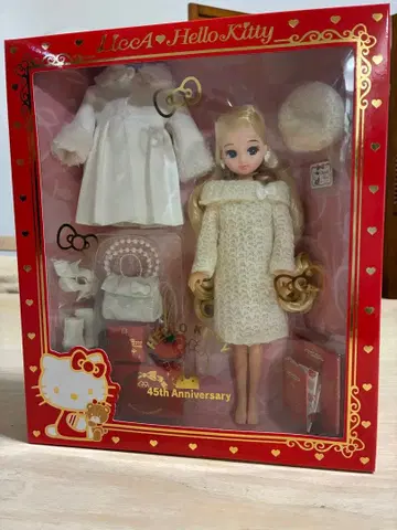 리카짱 헬로키티 45주년 기념 인형