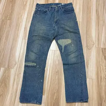 orSlow 오어슬로우 데미지 가공 데님