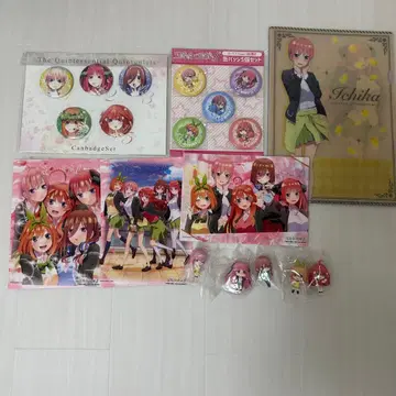 5등분의 신부전 카라콜레 캔뱃지 나카노 이치카 니노 미쿠 요츠바 이츠키