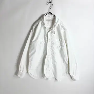 HAVERSACK 라운드 칼라 워크 셔츠 옥스퍼드 화이트 L