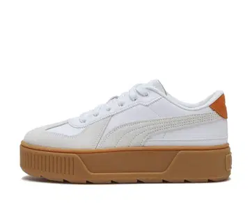 PUMA 화이트 통굽 스니커즈 23cm