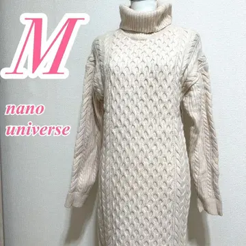 NANO universe 나노 유니버스 베이지 원피스 니트