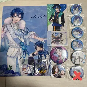 보컬로이드 KAITO 굿즈 세트