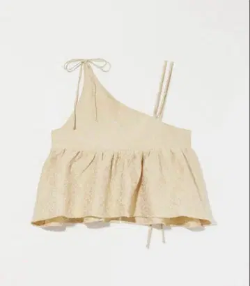 Eaphi 플라워 자카드 페플럼 탑