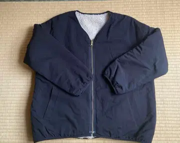 글로벌 워크 블랙 플리스 보아 자켓