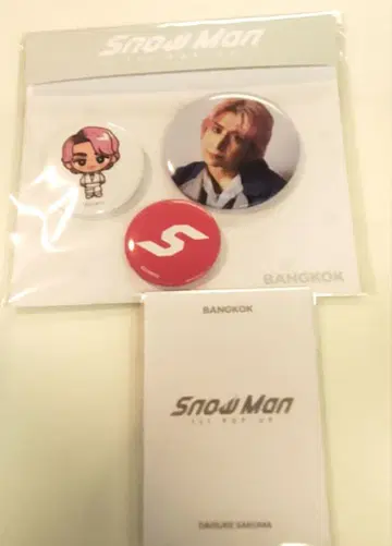 Snow Man 방콕 팝업 사쿠마 다이스케 세트