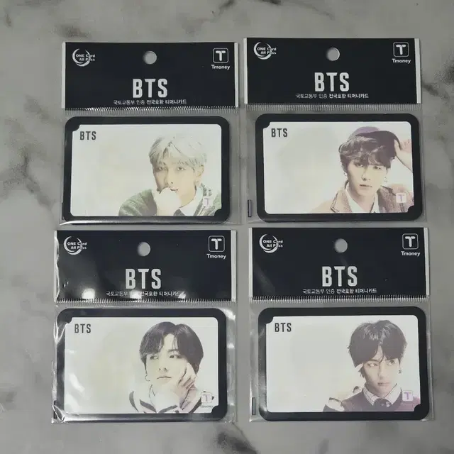 BTS렌티큘러 티머니 교통카드
