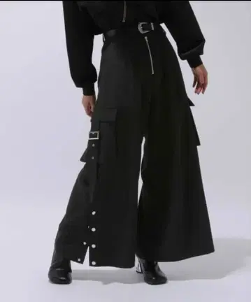 HARE 메탈 디자인 카고 팬츠