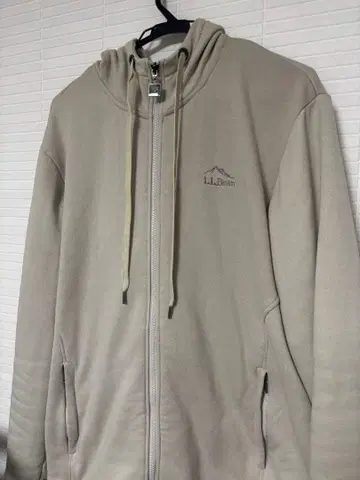 L.L.Bean 베이지 풀 집업 후드티