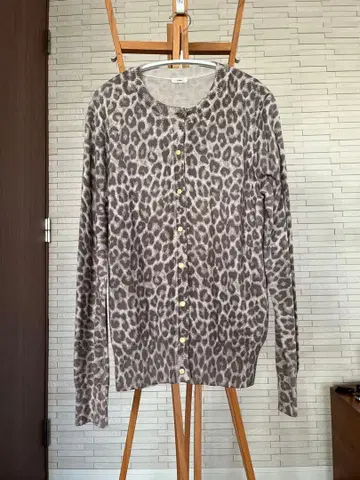 IENA 레오파드 무늬 가디건 긴팔