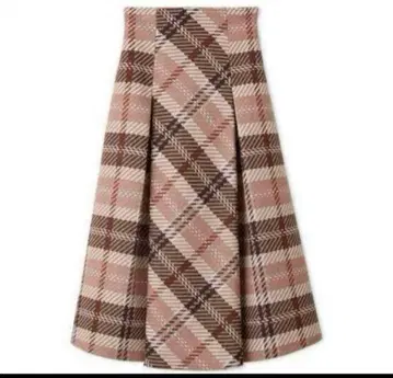 스나이델 로빙 체크 스커트