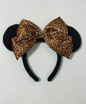 디즈니 미니 머리띠 레오파드 무늬