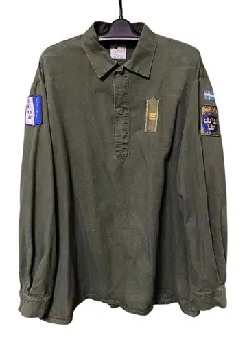 [ 유로 밀리터리 ] 스웨덴군 M-55 풀오버 셔츠 사이즈 45