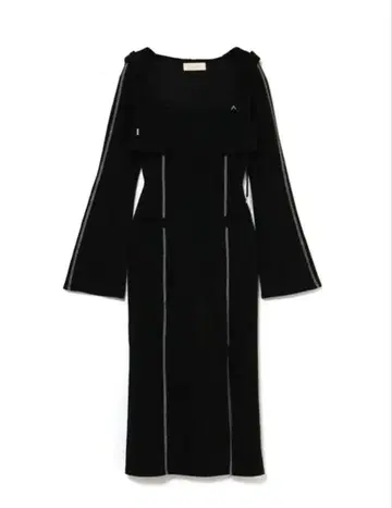 완판템 ANDMARY Nora stitch dress 블랙