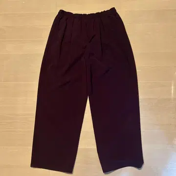 VOIRY x pimplstick 다크 퍼플 와이드 팬츠