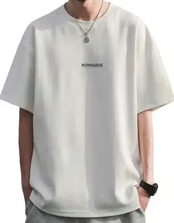 t셔츠/남성용 반팔 여름 심플 면 무지 루즈핏 멋스러운 빅 사이즈