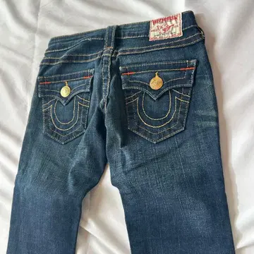 TRUE RELIGION 데님 팬츠 플레어 인디고 24 USA제