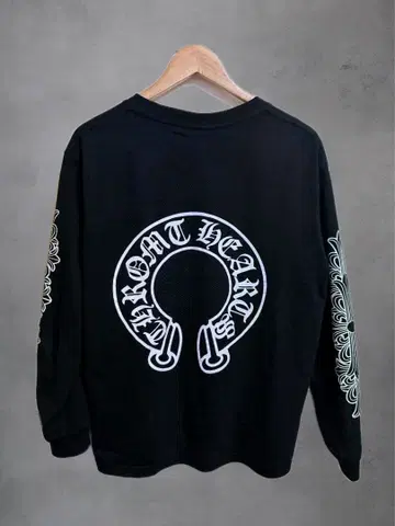 [ 즉시 구매 OK ] 로고 긴팔 셔츠 블랙