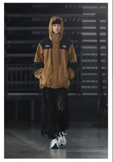 25FW HYKE 스커트 / ULTRASUEDE NET SKIRT