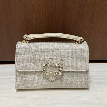 RANDA 비쥬 2way 화이트 숄더백