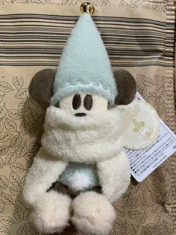 디즈니 크리스마스 릴린린 인형 배지 스카이블루