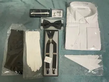 [ 신랑용 ] 턱시도 세트 ( 8점 세트 )