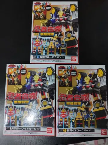 SMP 슈퍼 미니프라 무적장군 닌자전대 카쿠레인저 3개 세트