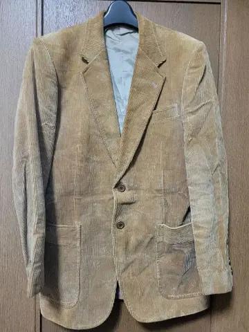 코듀로이 테일러드 자켓 베이지 M 사이즈 상당