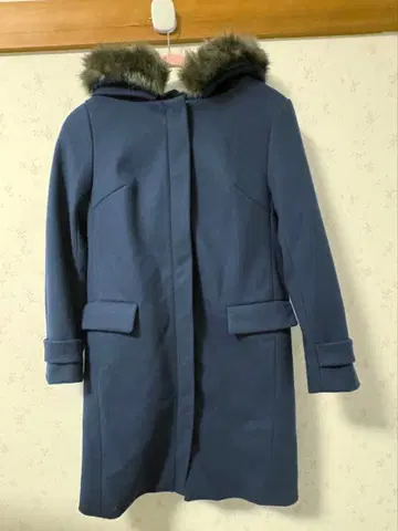 택 포함 새상품 3웨이 퍼 코트