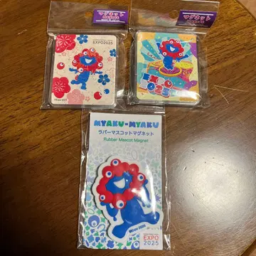 MYAKU-MYAKU 러버 마스코트 마그넷 외 3개 세트
