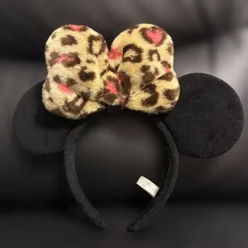 미니 귀 머리띠 레오파드 무늬
