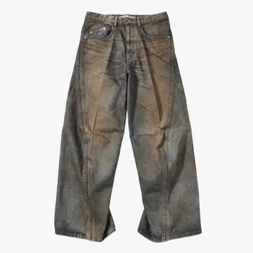 NVRFRGT 3D Twisted Wide Leg Jeans 2