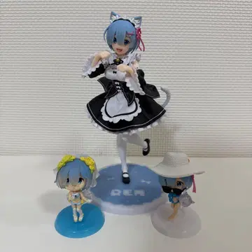 리제로 Coreful 피규어 렘 고양이 귀 메이드 ver. +치비큥 렘