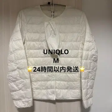 새상품급 UNIQLO 유니클로 울트라 라이트 다운 자켓 사이즈 M 화이트