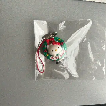 초레어 크리스마스 한정판 헬로키티 스트랩 크리스마스 리스